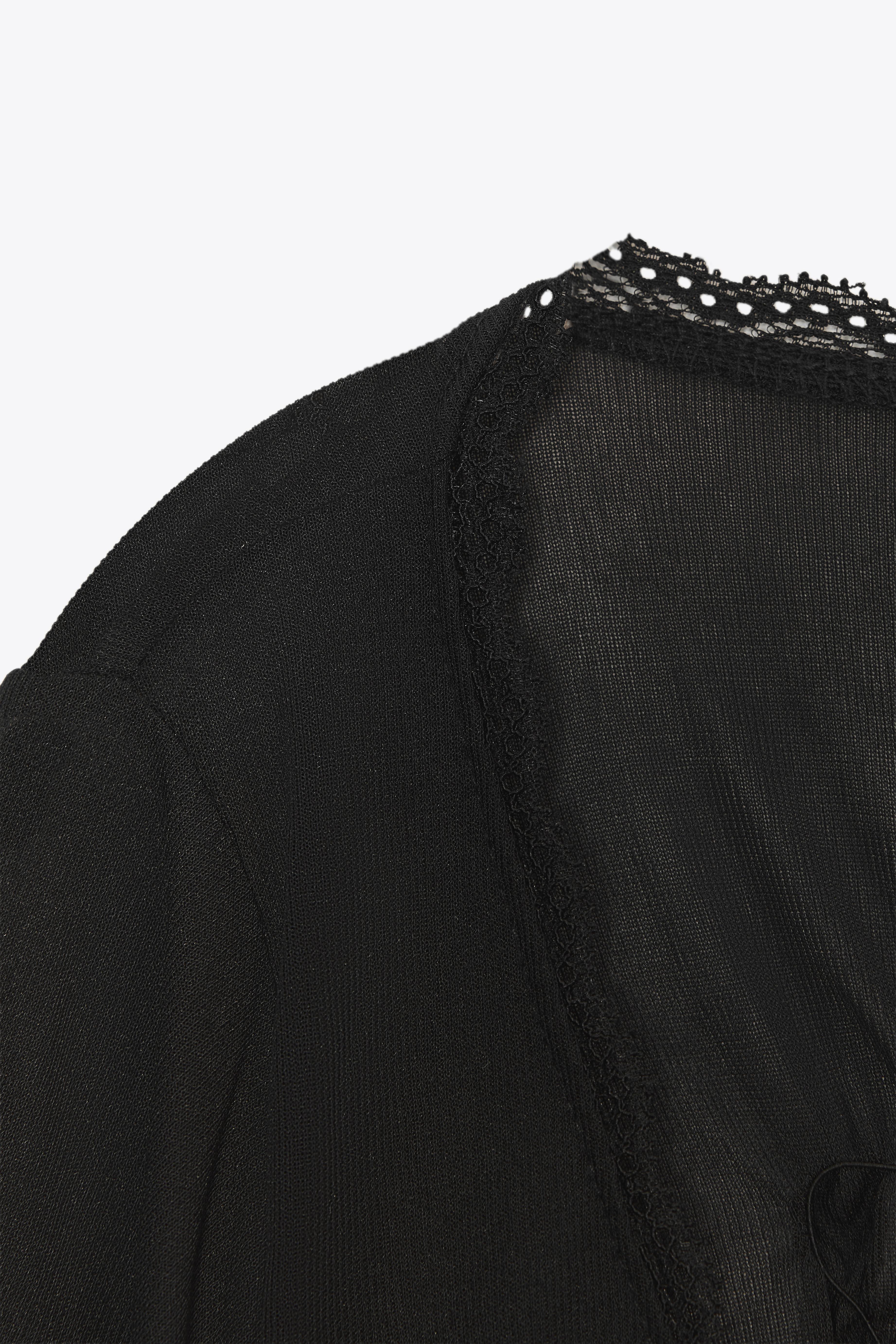 RUCHED TIE TOP